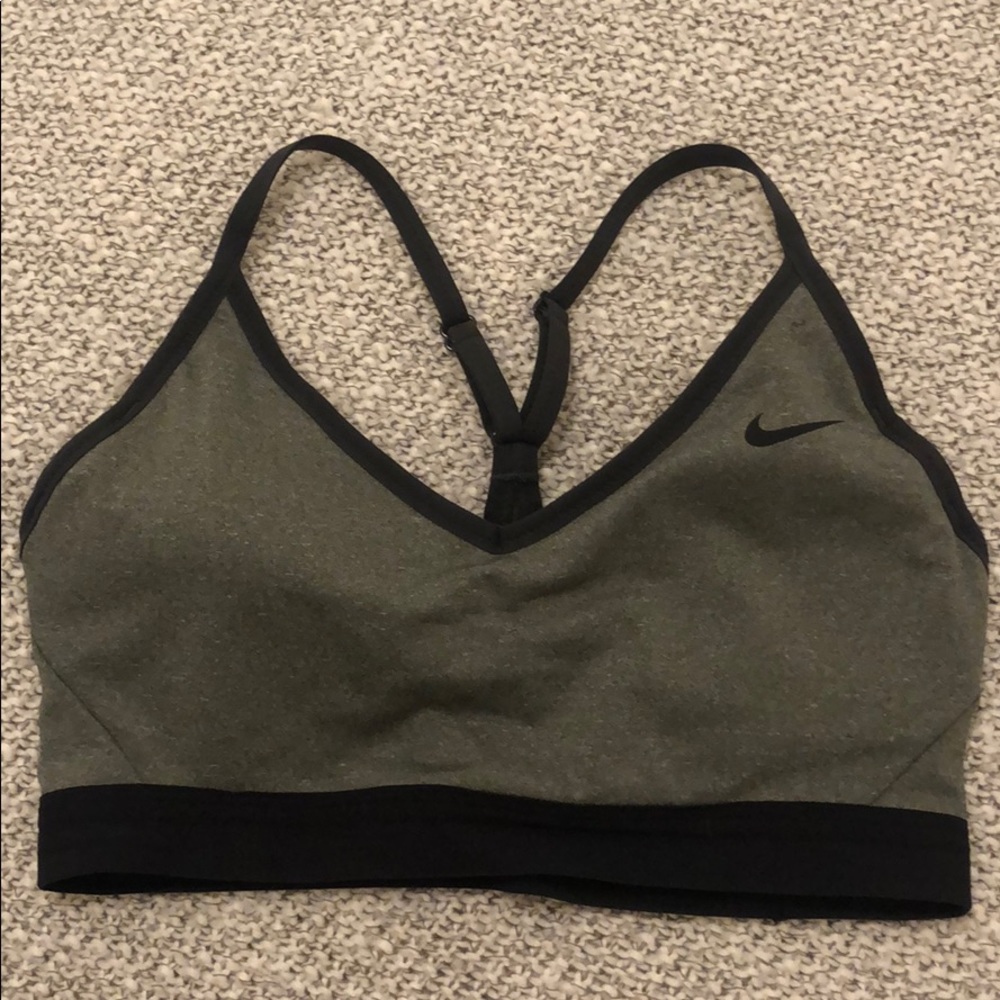 Grey Nike Sports Bra